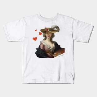 Vigée Le Brun Hearts Kids T-Shirt